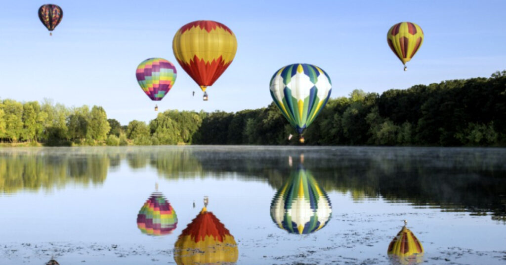 lidojums ar gaisa balonu