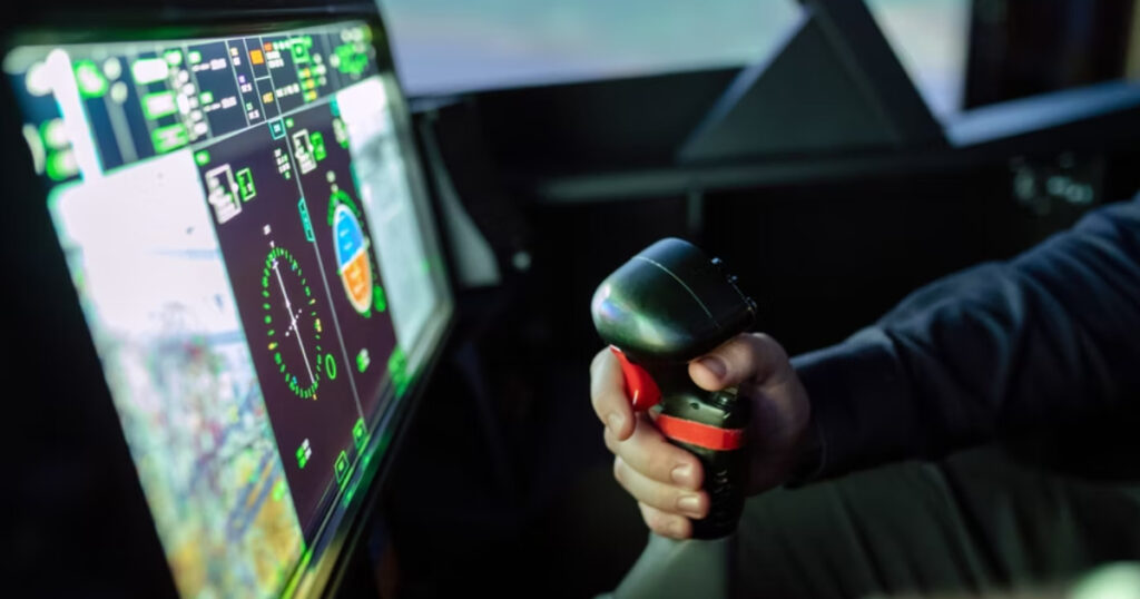 lidojums lidmašīnas simulatorā